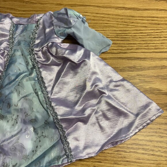 Bitty Baby Purple & Blue Princess Doll Dress With Silver Trim & Matching Drawstr - Picture 4 of 10